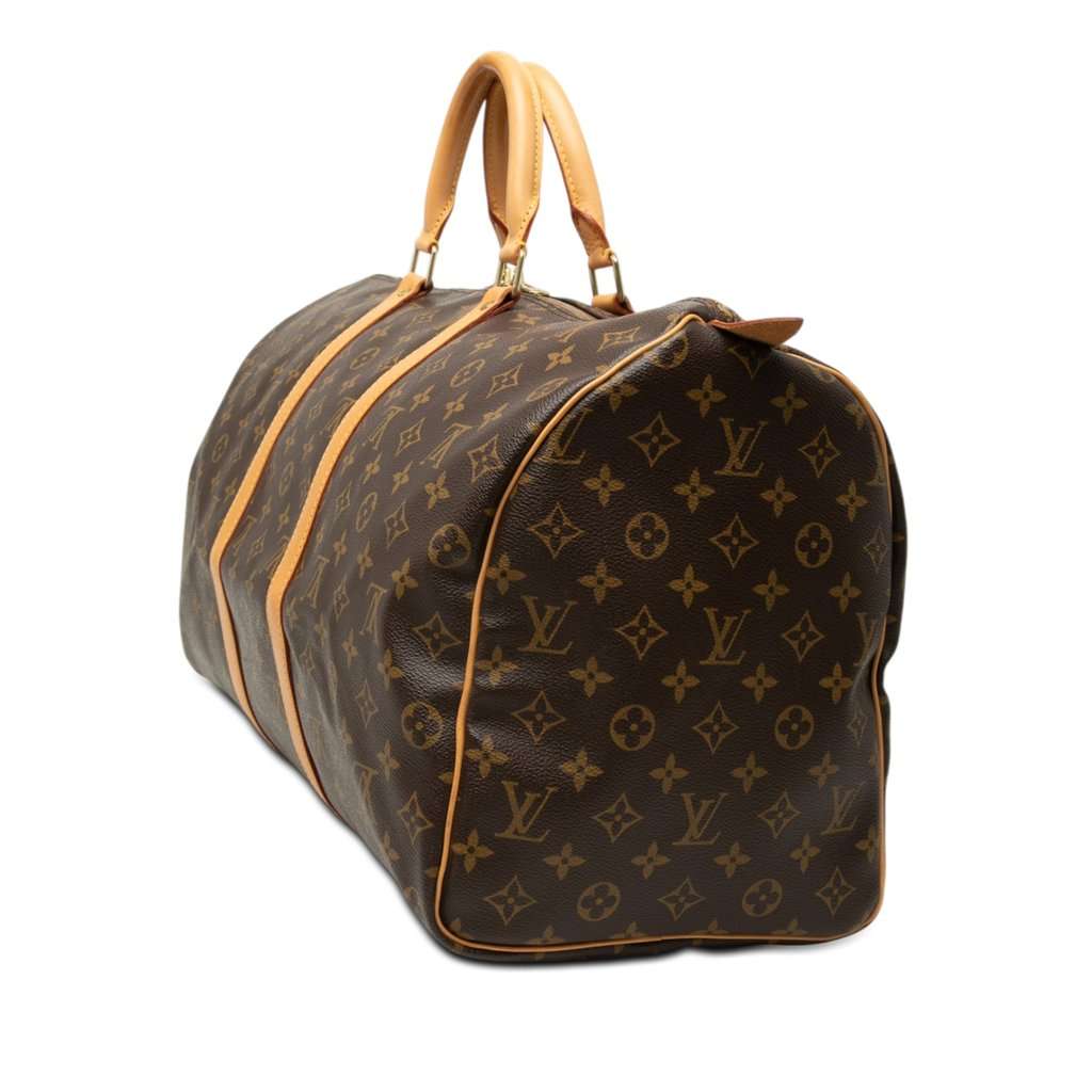 Louis Vuitton Monogram Keepall 50 Brown Very good - Back View