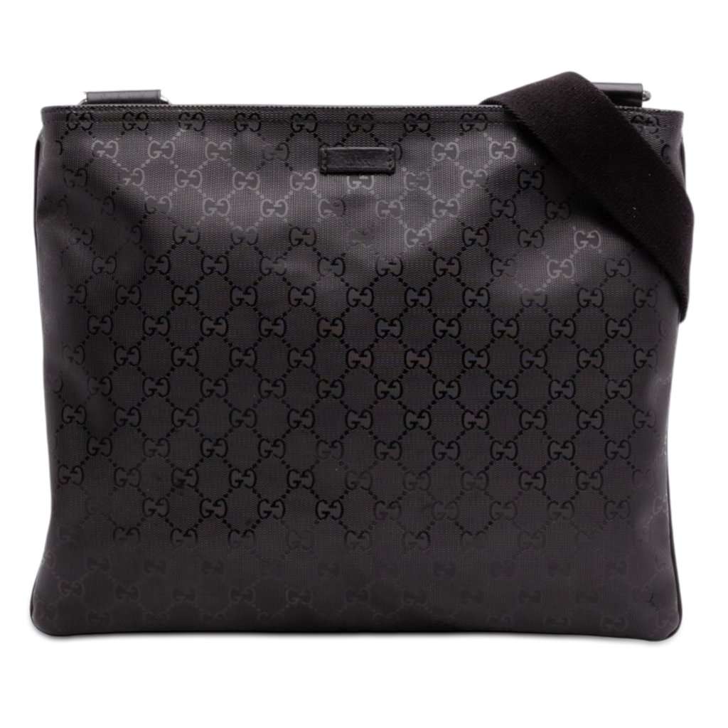 Gucci GG Imprime Crossbody Black Very good condition - Front View
