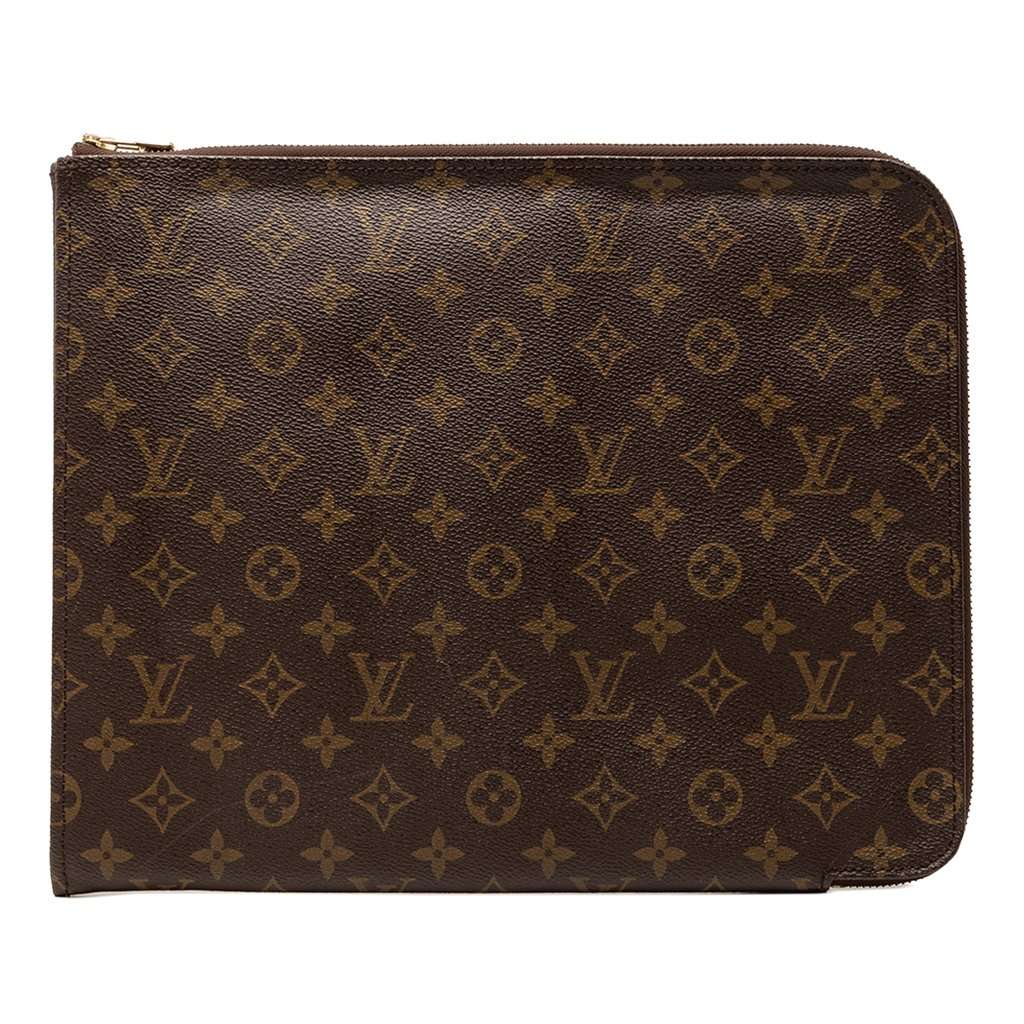 Louis Vuitton Monogram Poche Documents Portfolio 30 Brown Very good condition - Front View