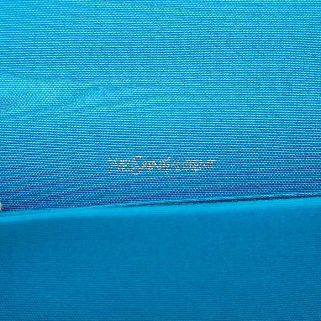 Saint Laurent Jersey Star Envelope Clutch Blue Very good condition - Box View
