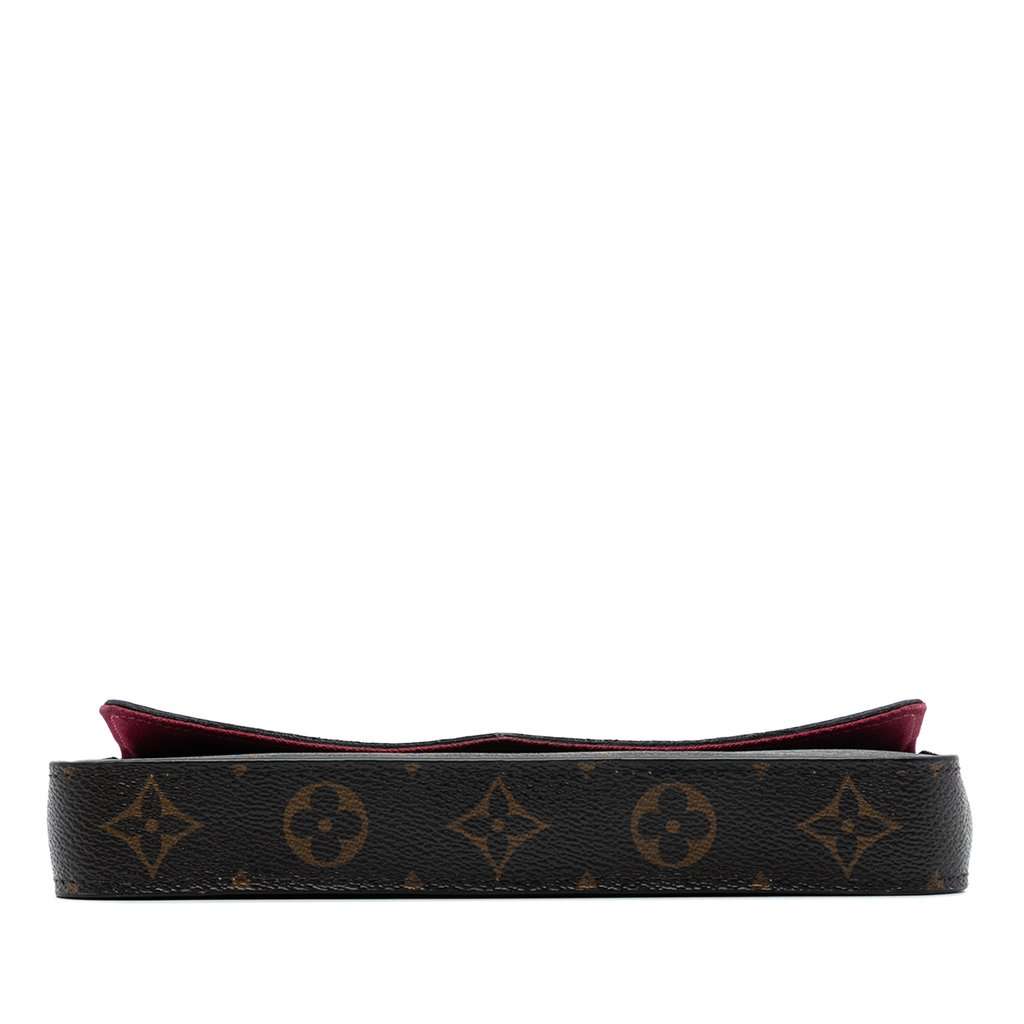 Louis Vuitton Monogram Pochette Felicie Brown Very good condition - Inside View