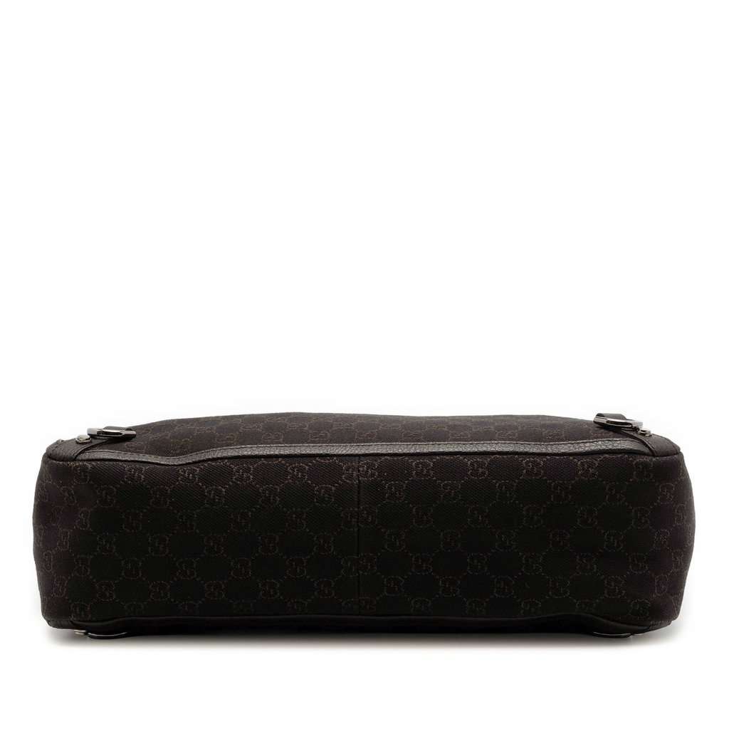 Gucci GG Denim Abbey D Ring Tote Brown Very good condition - Inside View