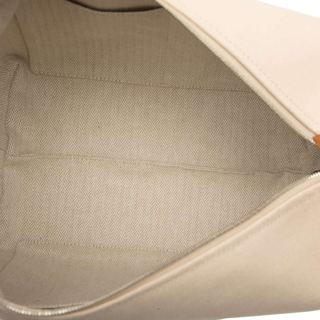 Hermès Large Toile Bride A Brac Case Brown Very good condition - Model View