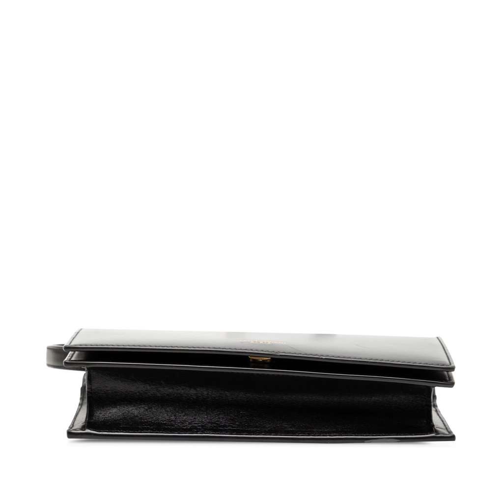 Saint Laurent Smooth Calfskin Crossbody Black Leather Very good condition - Inside View
