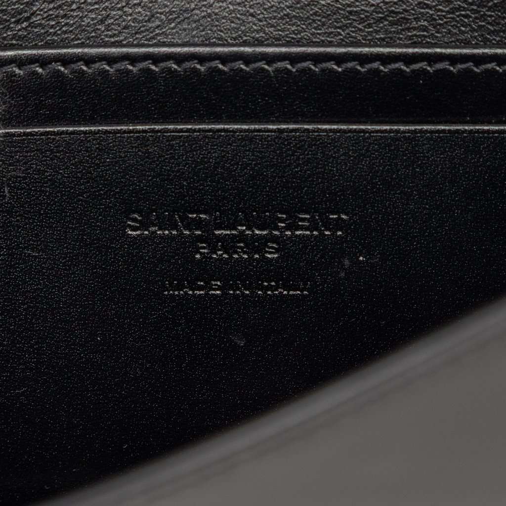 Saint Laurent Smooth Calfskin Crossbody Black Leather Very good condition - Box View