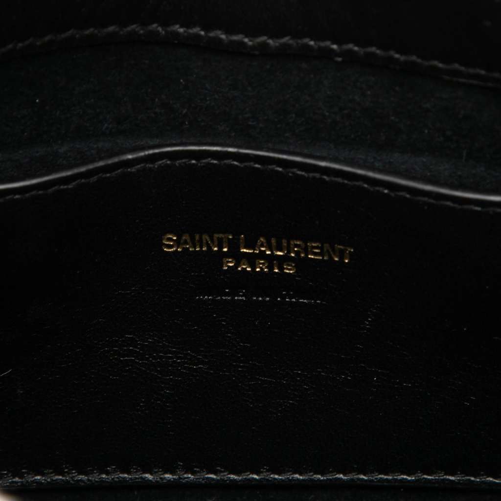 Saint Laurent Mini Smooth Calfskin Le 5 a 7 Black Leather Very good - Box View