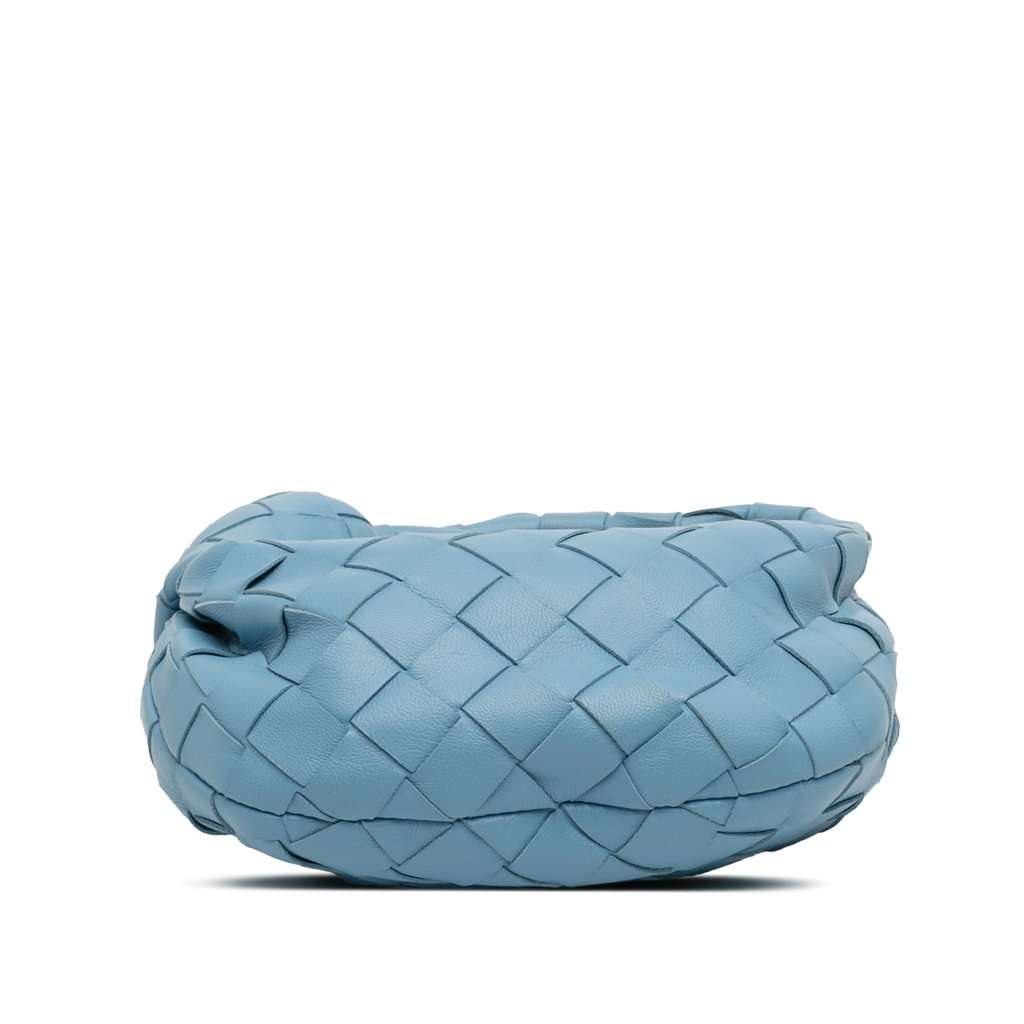 Bottega Veneta Candy Nappa Intrecciato Jodie Blue Leather Very good - Inside View