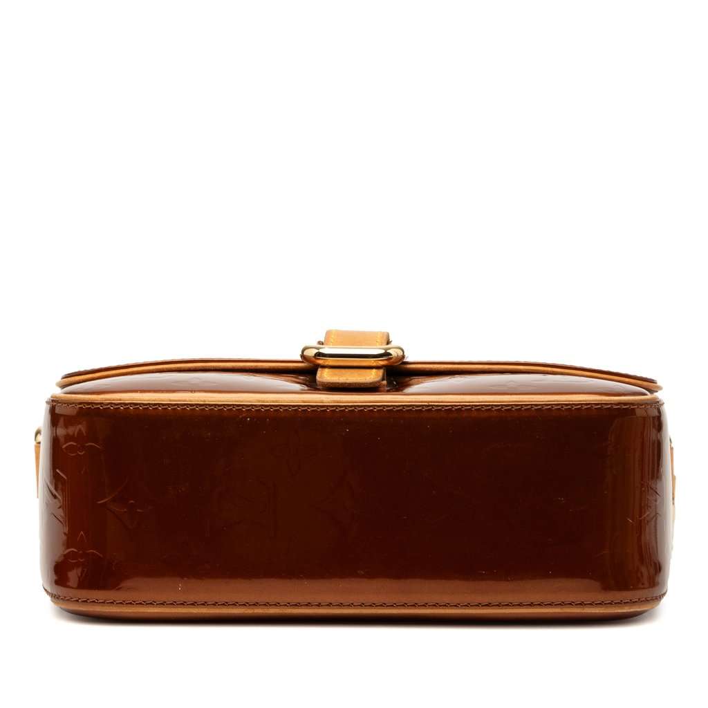 Louis Vuitton Monogram Vernis Christie GM Brown Leather Good condition - Inside View