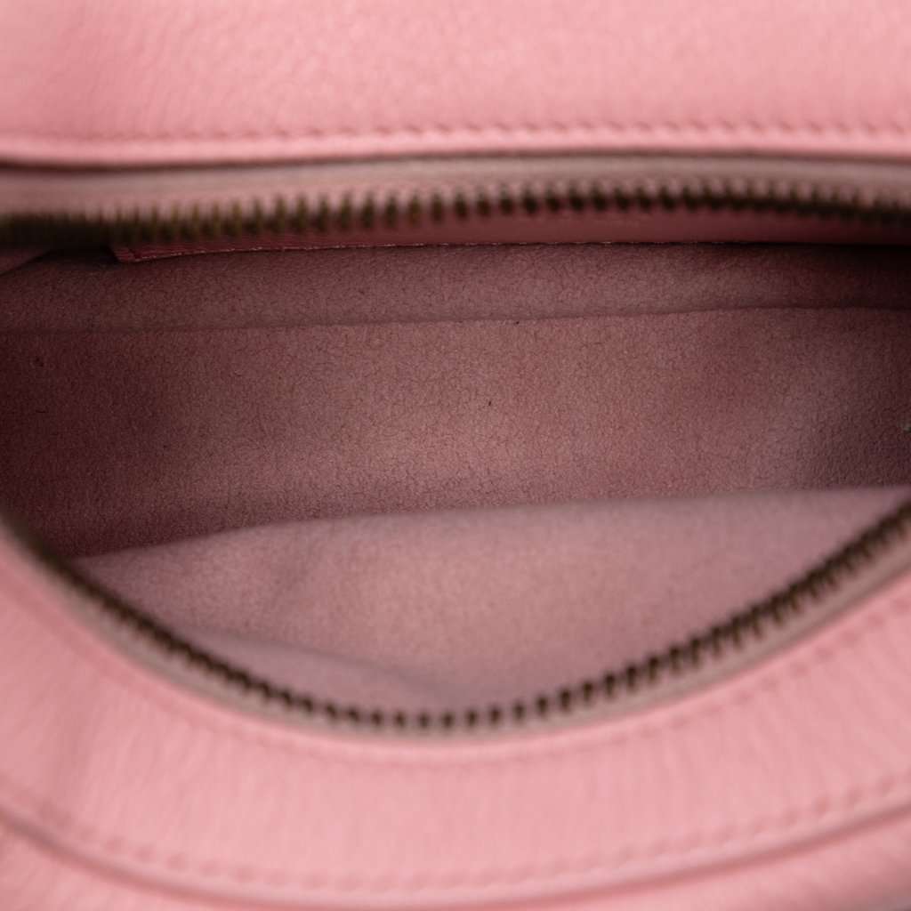 Gucci Small Calfskin Aphrodite Satchel Pink Leather Very good condition - Model View