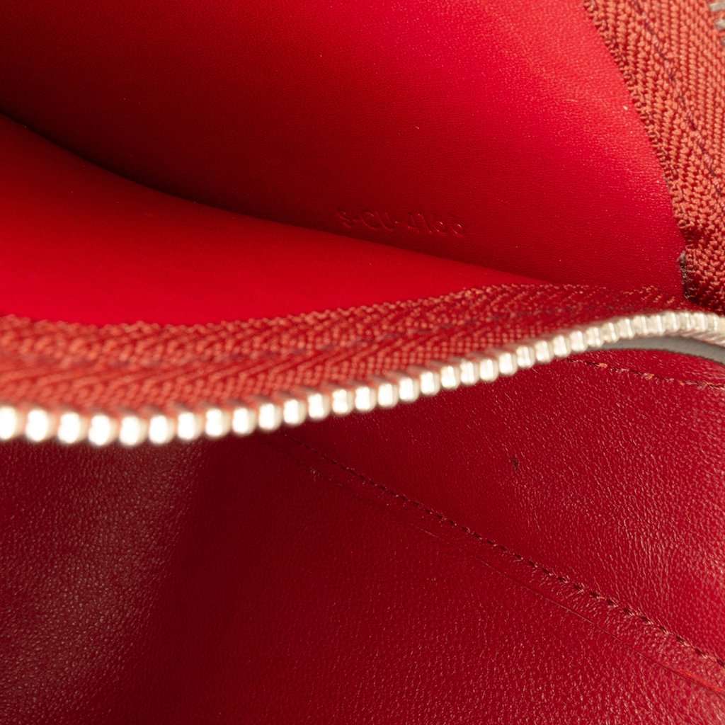 Celine Medium Shiny Smooth Calfskin Frame Shoulder Bag Red Leather Very good condition - Box View
