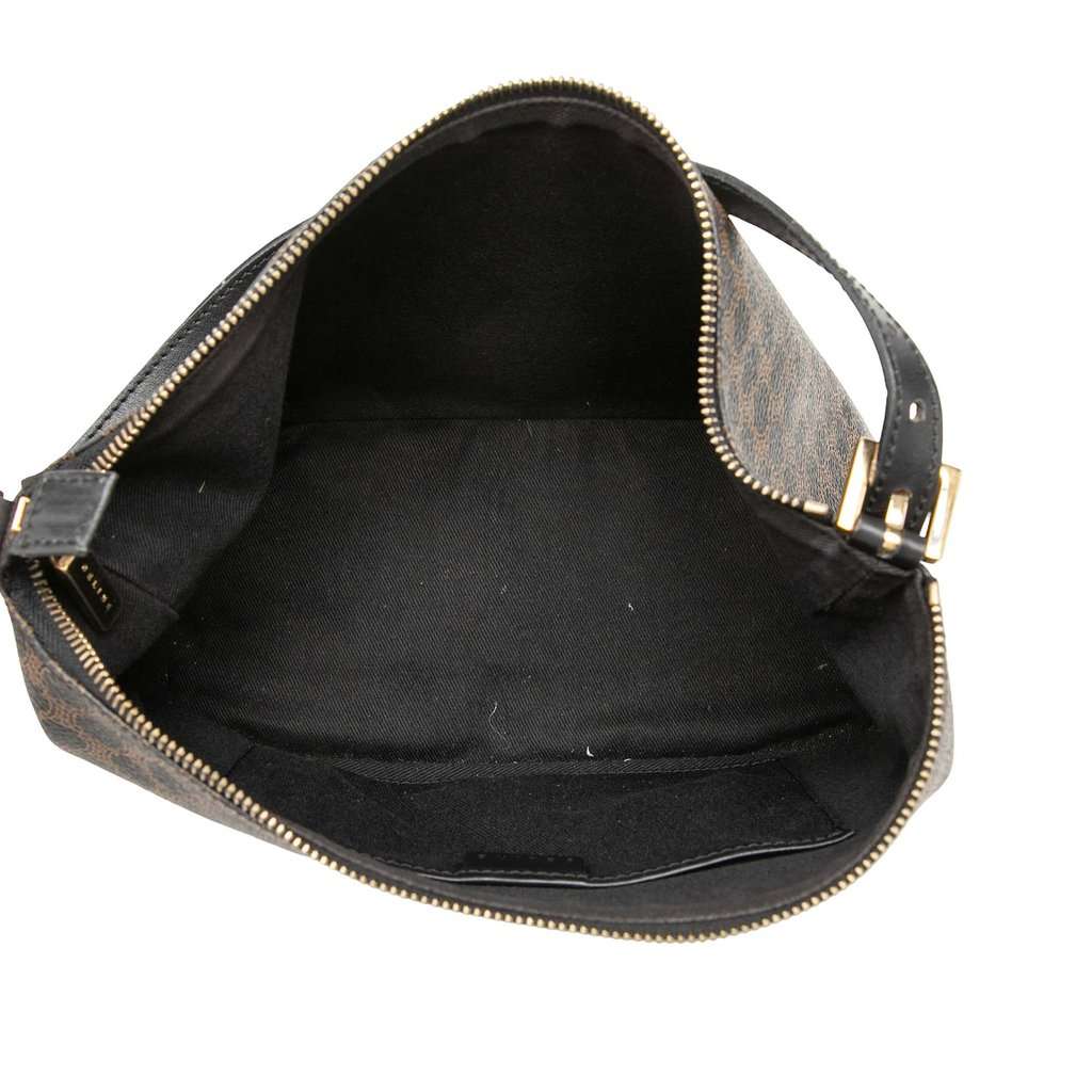 Celine Macadam Coated Canvas Handbag Brown Very good - Model View