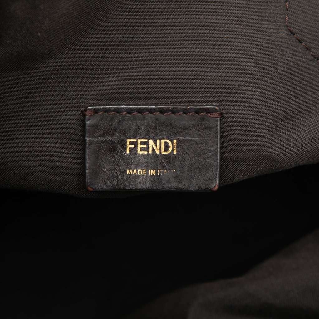 Fendi Zucca Canvas Vertical Shopping Tote Brown Very good - Box View