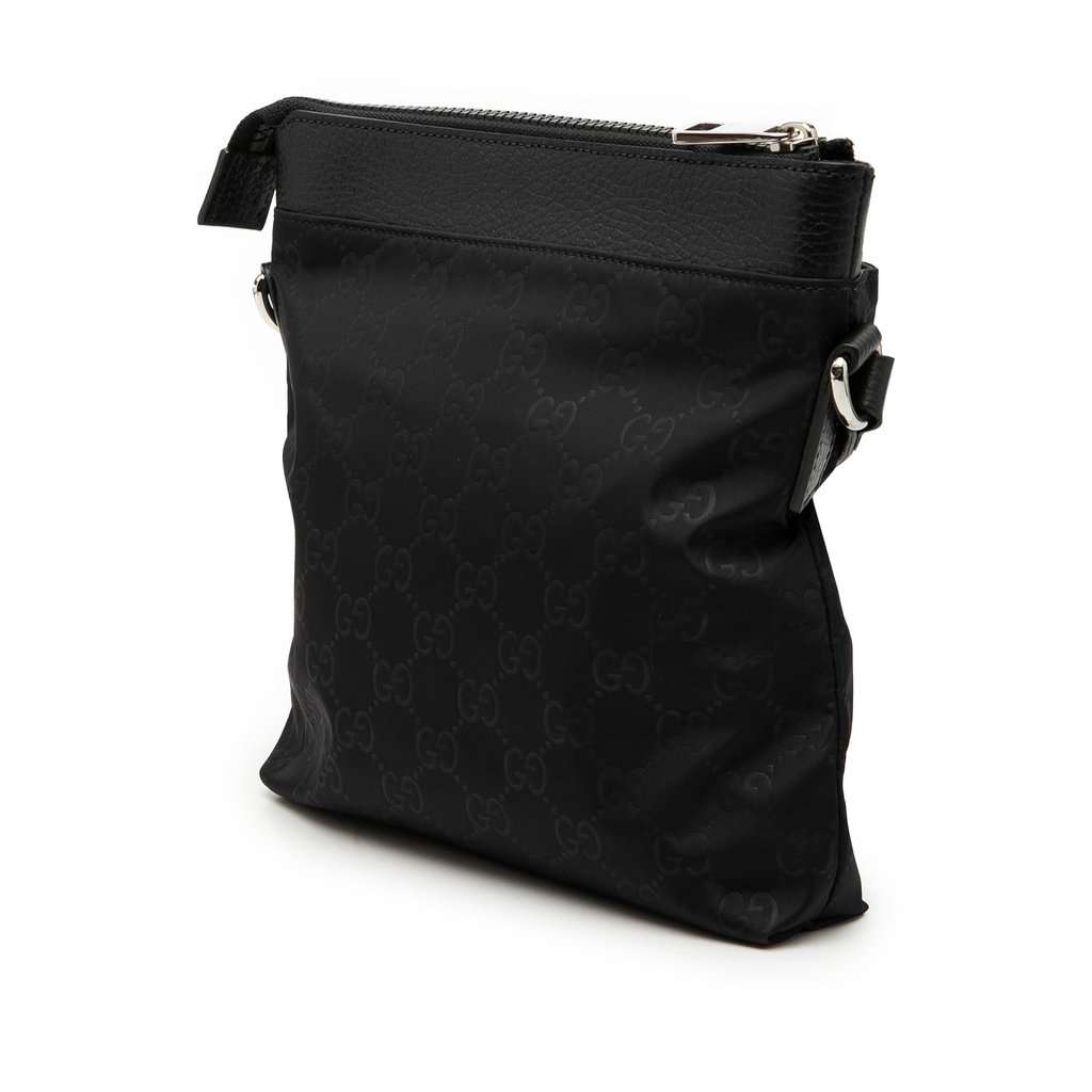 Gucci GG Nylon Crossbody Black Very good condition - Back View