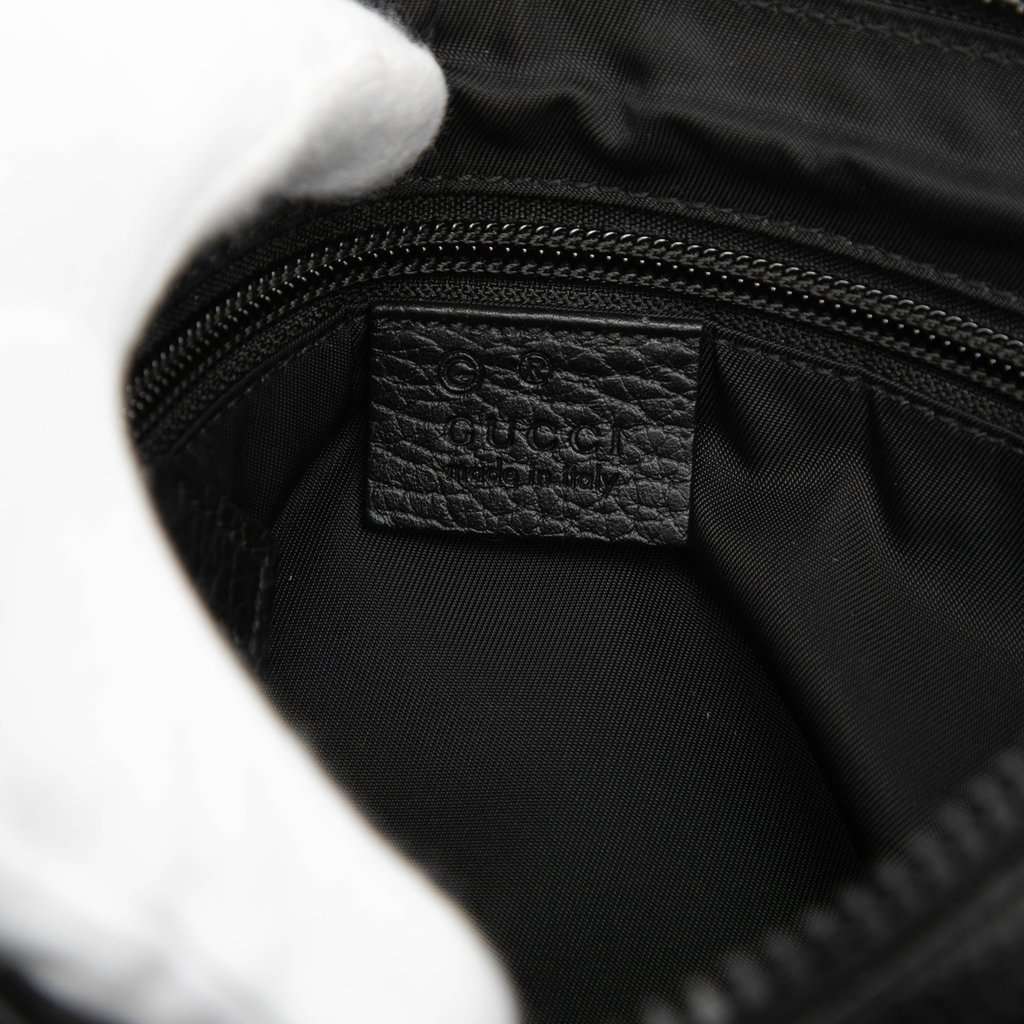 Gucci GG Nylon Crossbody Black Very good condition - Box View