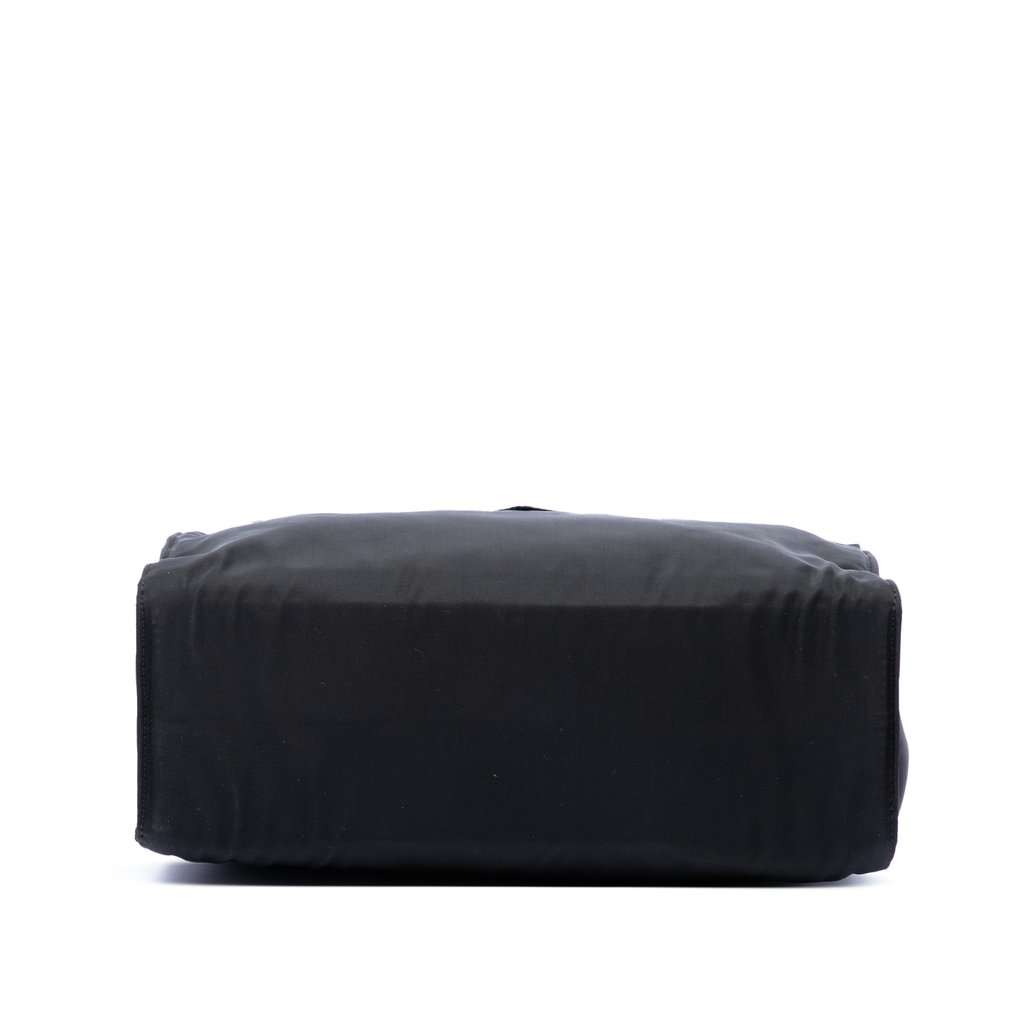 Prada Tessuto Metal Handle Bag Black Very good - Inside View
