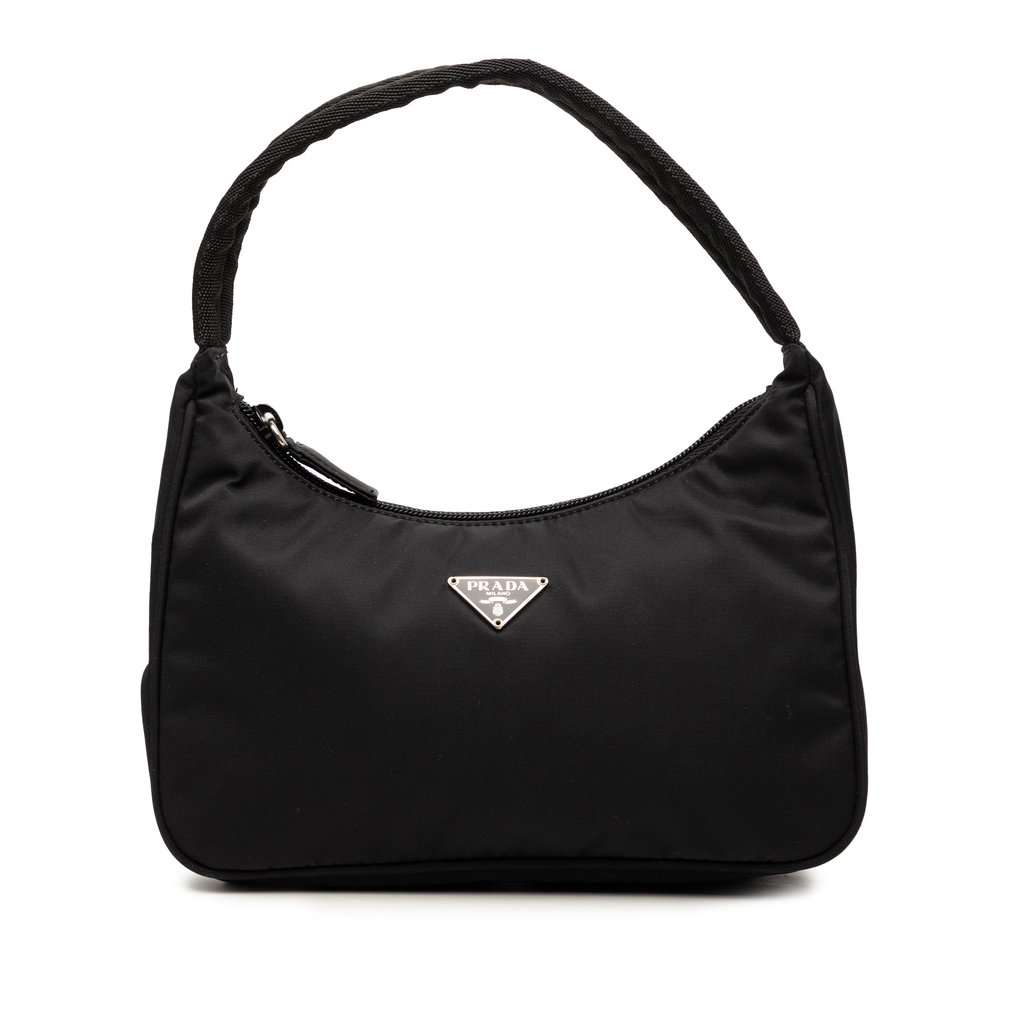 Prada Mini Tessuto Sport Shoulder Bag Black Very good condition - Front View