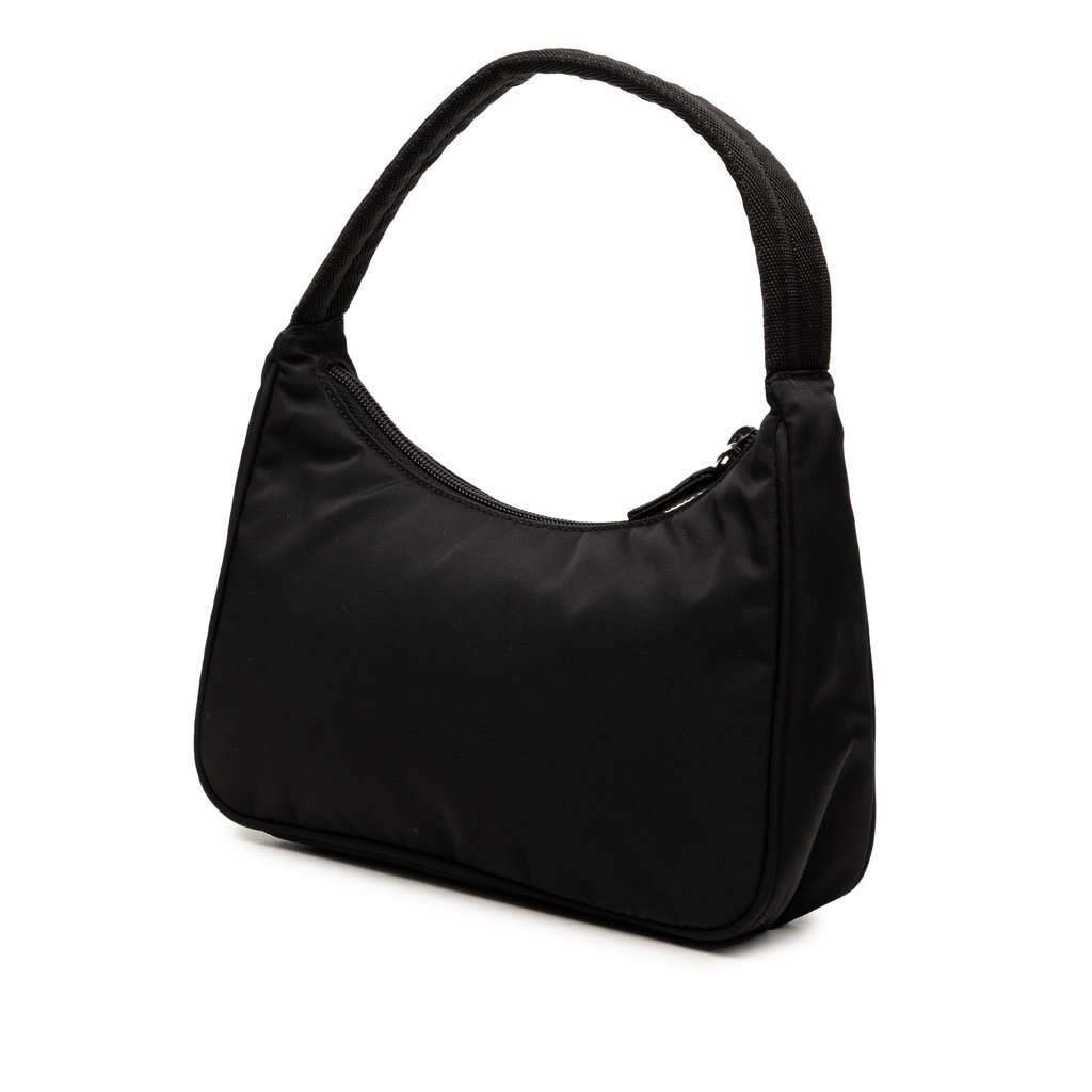 Prada Mini Tessuto Sport Shoulder Bag Black Very good condition - Back View