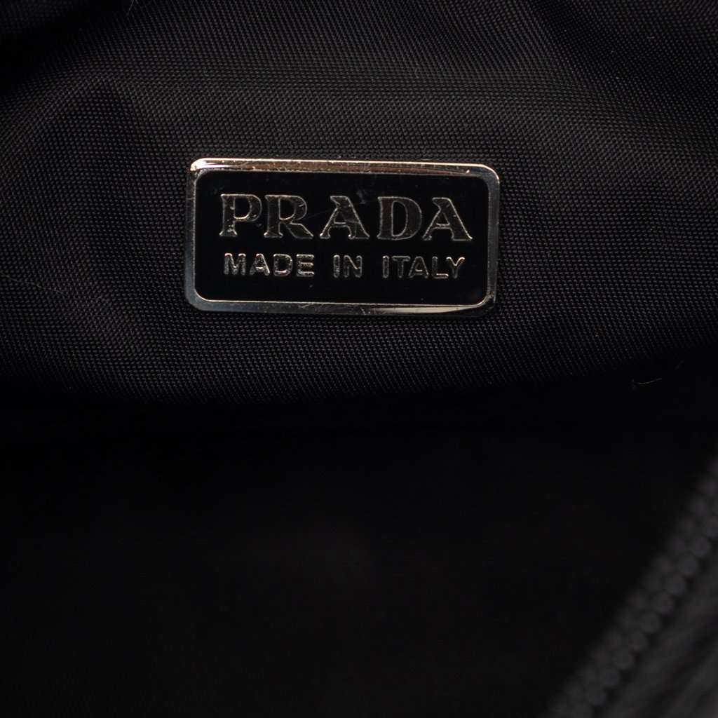 Prada Mini Tessuto Sport Shoulder Bag Black Very good condition - Box View