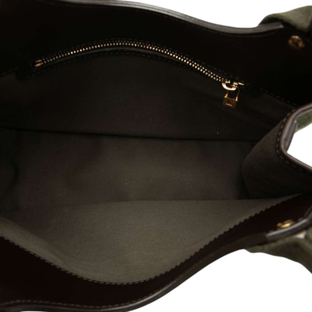 Louis Vuitton Monogram Mini Lin Kathleen Green Very good - Model View