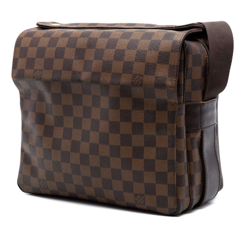 Louis Vuitton Damier Ebene Naviglio Brown Very good - Back View