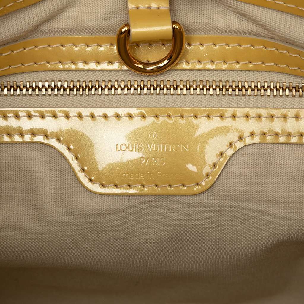 Louis Vuitton Monogram Vernis Wilshire PM Yellow Leather Very good condition - Box View