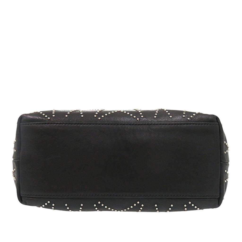 Jimmy Choo Leather Star Studded Sofia Tote Black Leather Very good - Model View