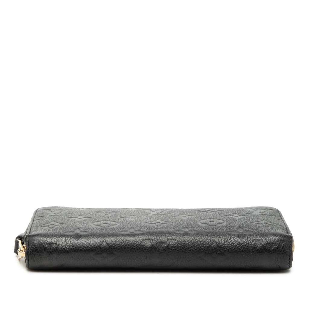 Louis Vuitton Monogram Empreinte Zippy Long Wallet Black Leather Very good condition - Inside View