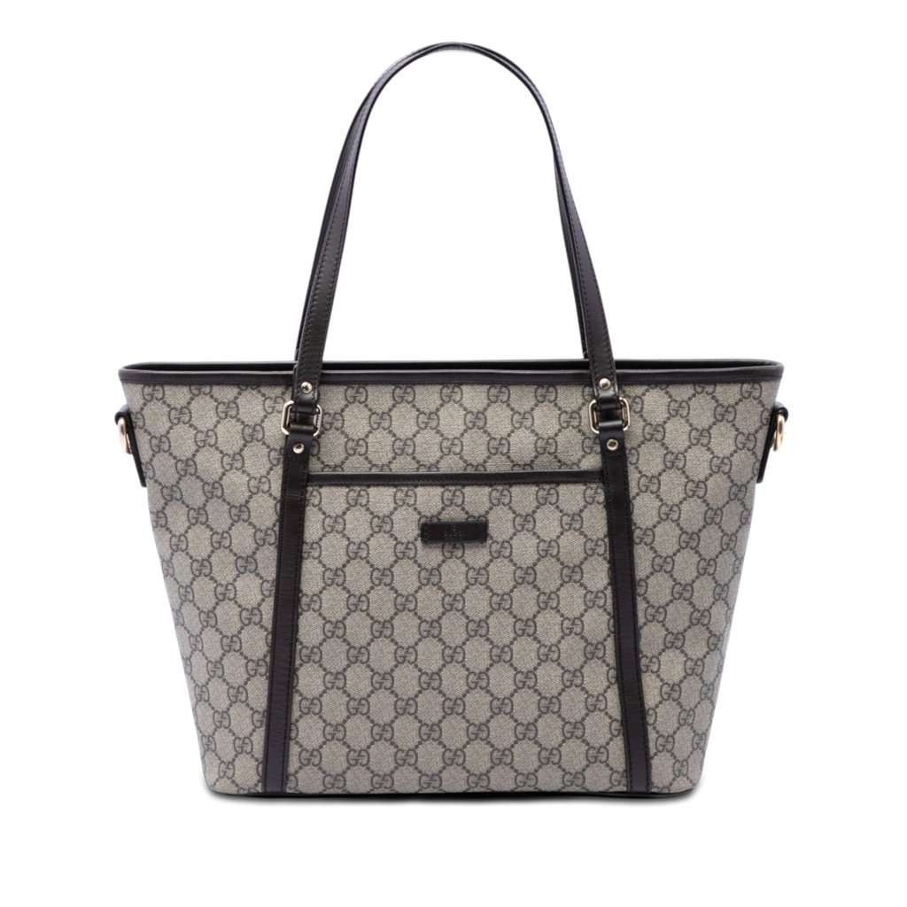 Gucci GG Supreme Joy Convertible Tote Beige Very good - Front View