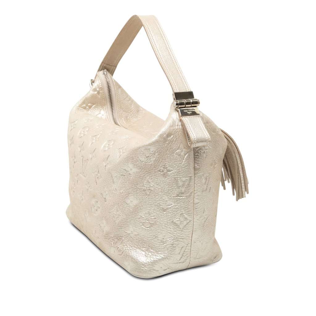 Louis Vuitton Monogram Shimmer Halo Gold Leather Very good - Back View
