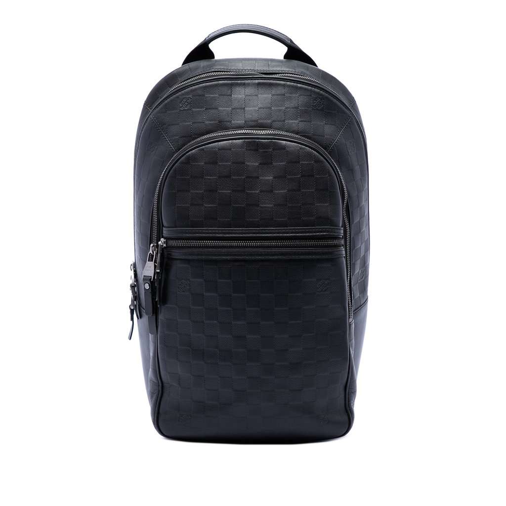 Louis Vuitton Damier Infini Michael Black Leather Very good condition - Front View
