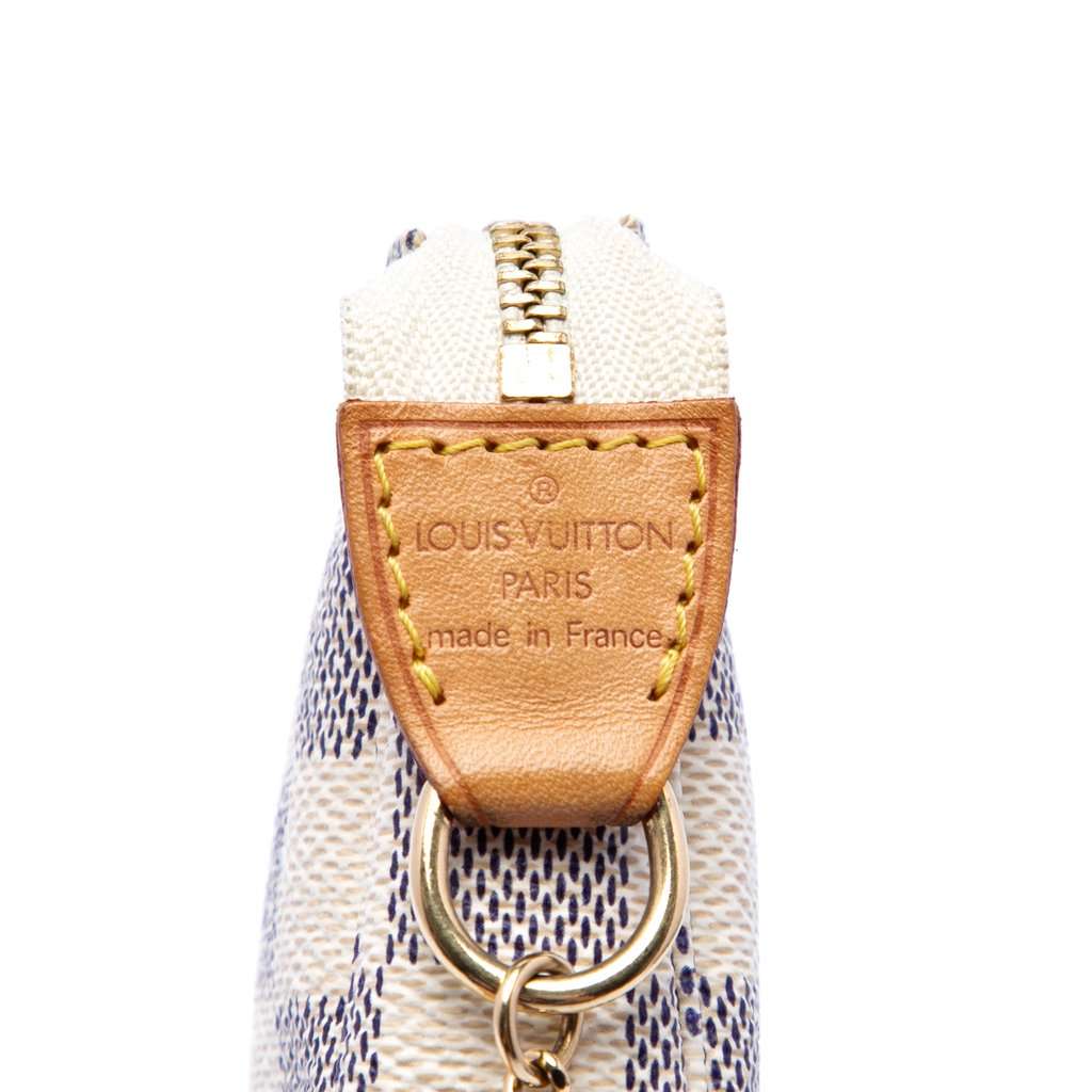 Louis Vuitton Damier Azur Mini Pochette Accessoires White Very good - Box View