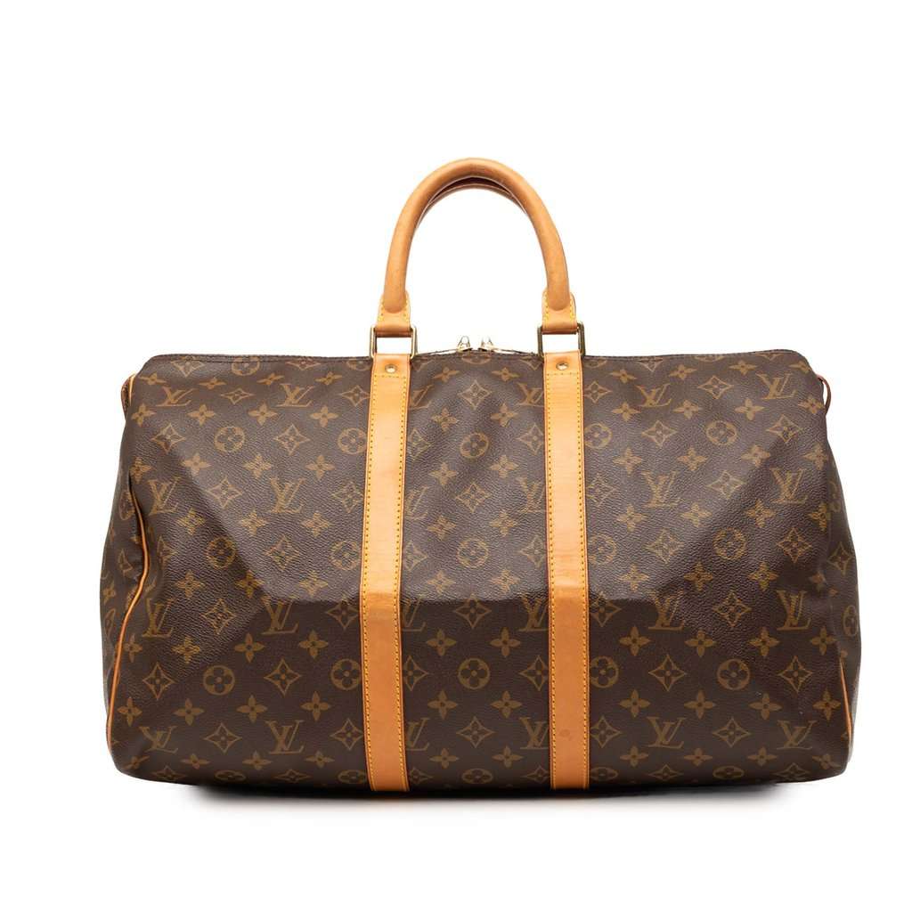 Louis Vuitton Monogram Keepall 45 Brown Very good condition - Front View