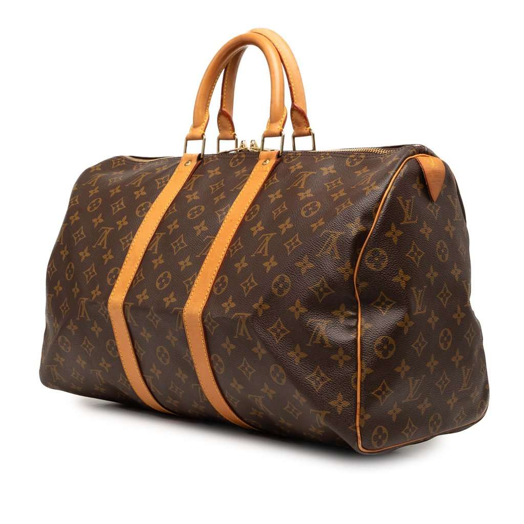 Louis Vuitton Monogram Keepall 45 Brown Very good condition - Back View