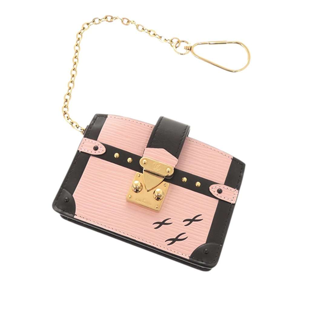 Louis Vuitton Epi Trunk Card Holder Pink Leather Very good condition - Inside View