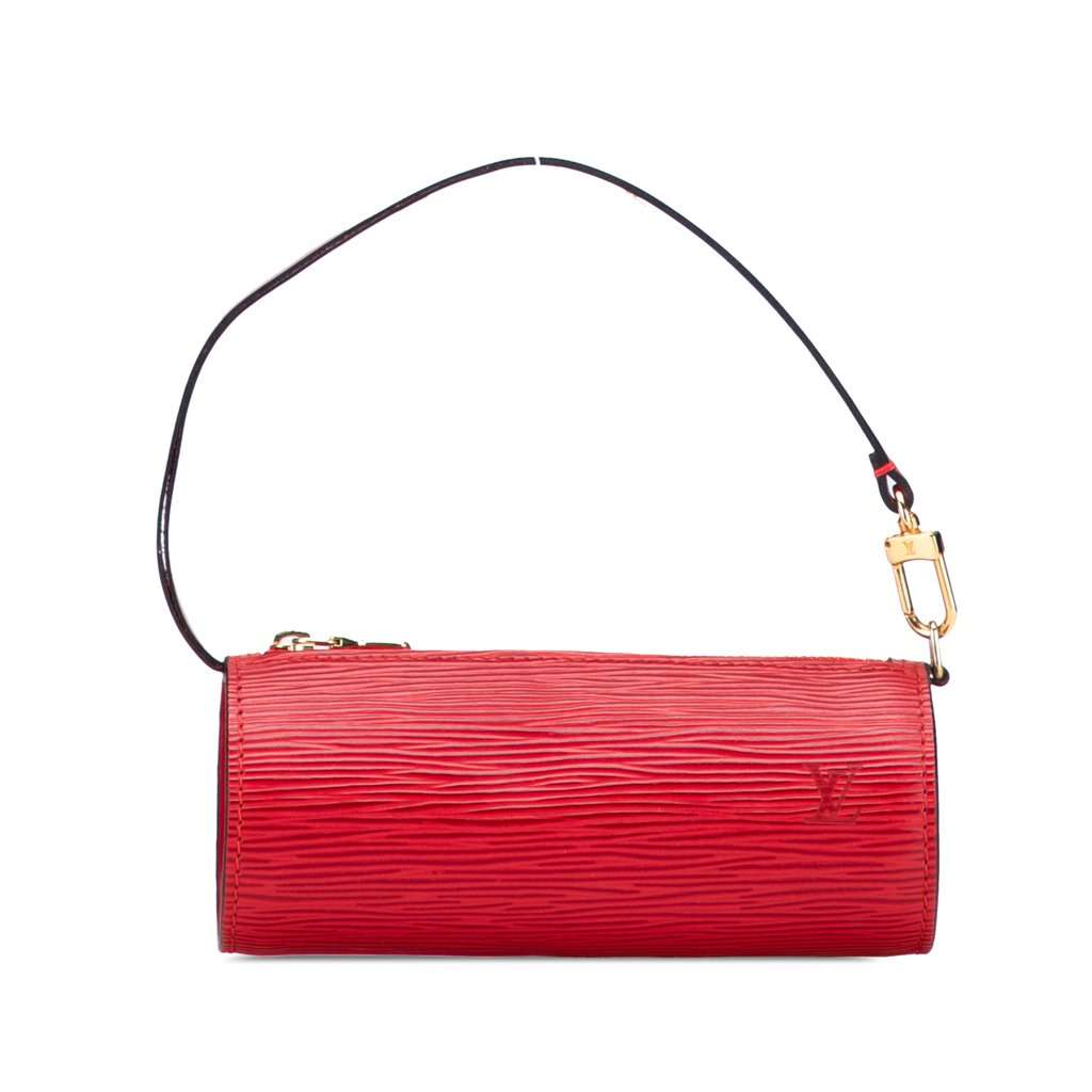 Louis Vuitton Epi Pochette Papillon Red Leather Good condition - Front View