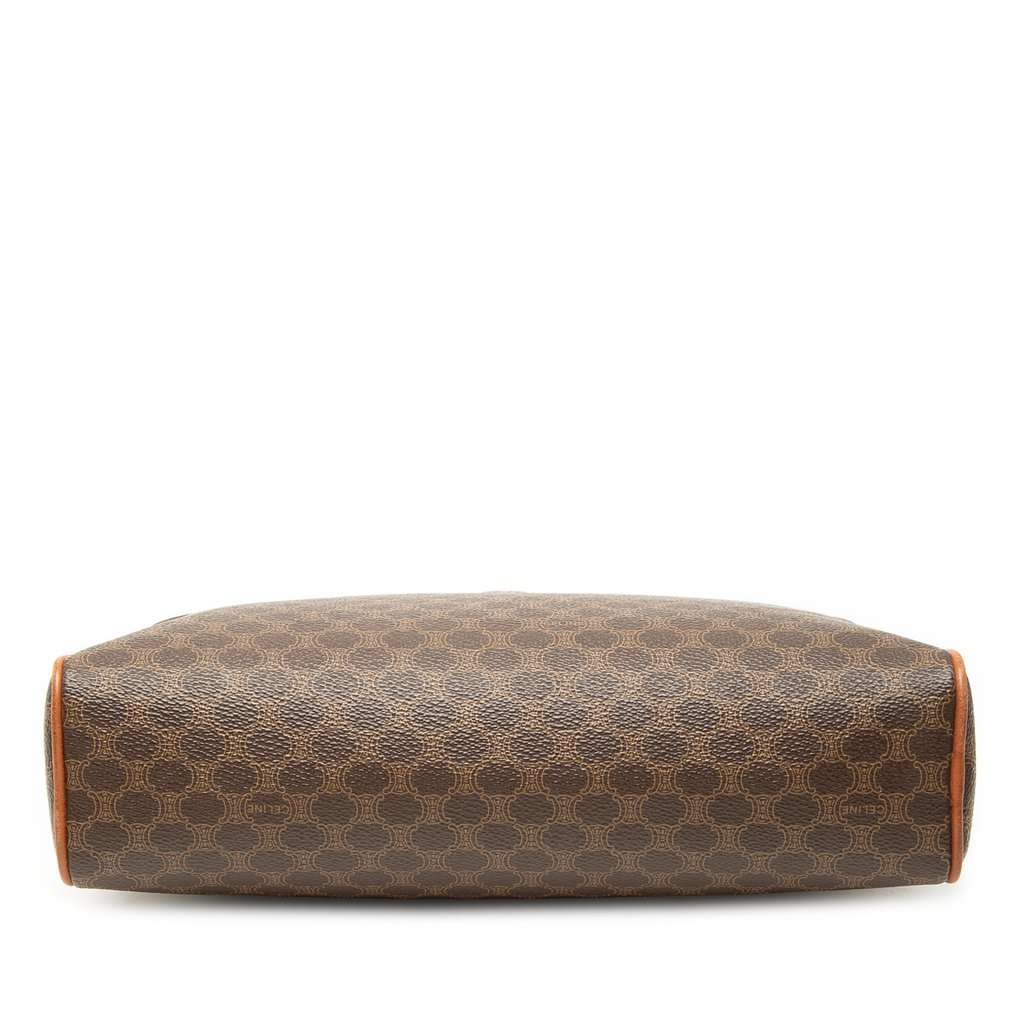 Celine Macadam Coated Canvas Clutch Brown Very good condition - Inside View