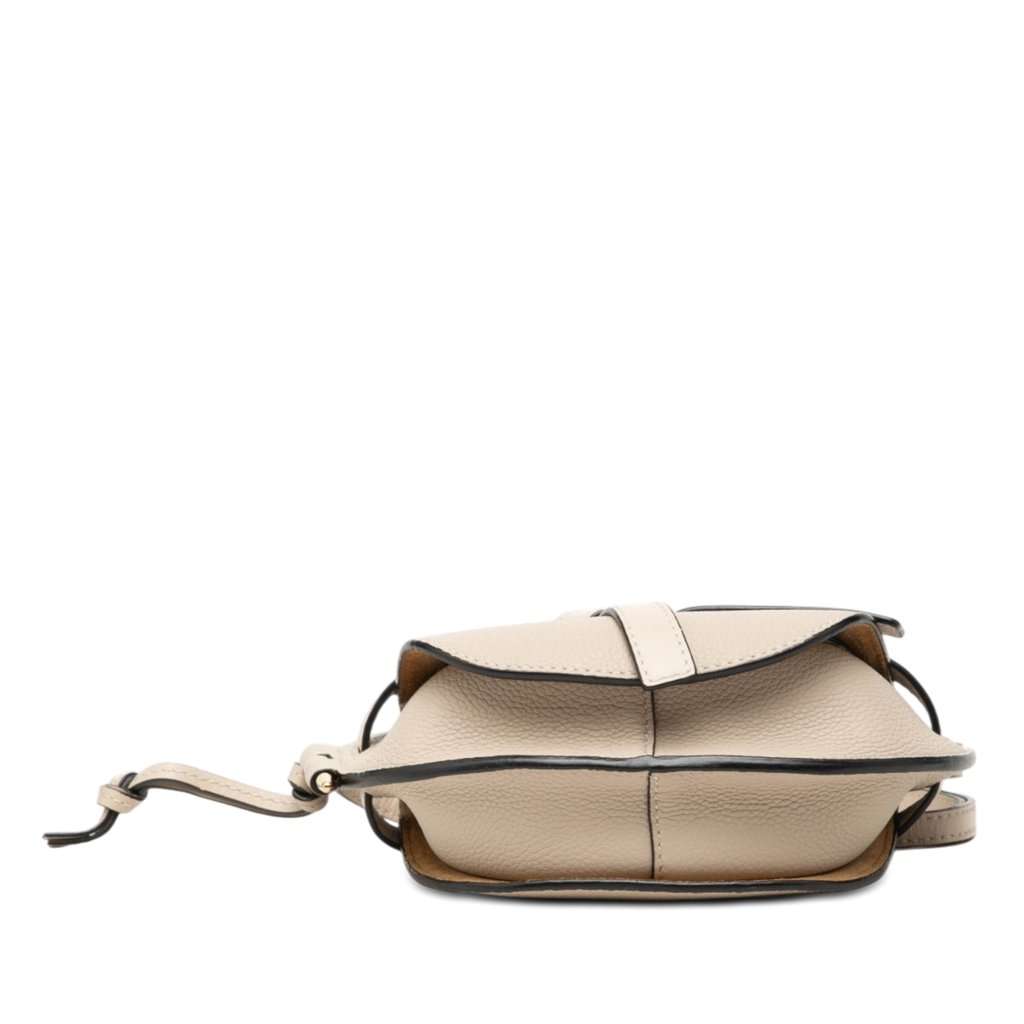 LOEWE Mini Leather Gate Crossbody Brown Leather Very good - Inside View