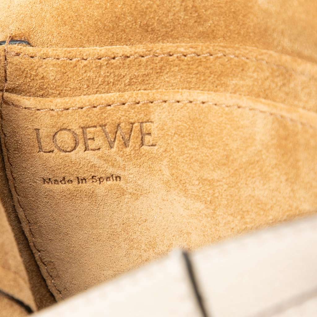 LOEWE Mini Leather Gate Crossbody Brown Leather Very good - Box View