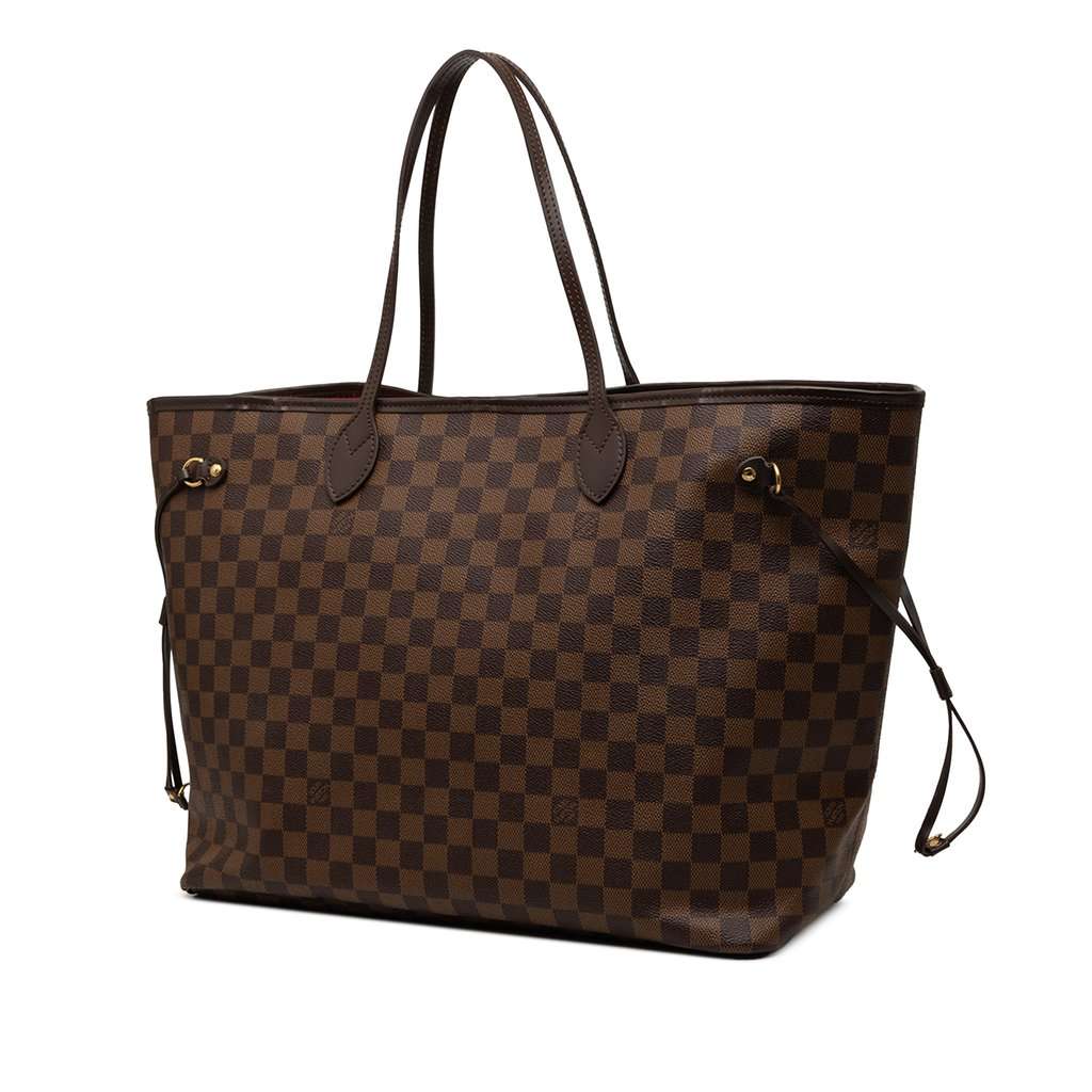 Louis Vuitton Damier Ebene Neverfull GM Brown Very good condition - Back View