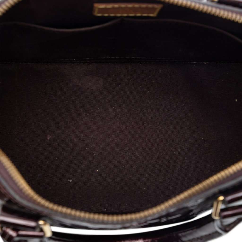 Louis Vuitton Monogram Vernis Alma PM Purple Leather Very good condition - Model View