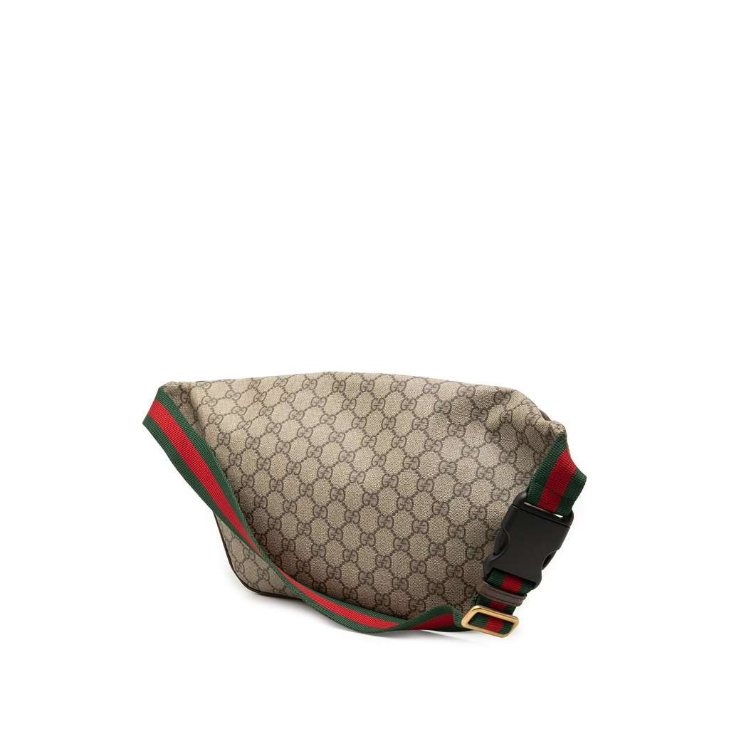 Gucci GG Supreme Courrier Belt Bag Beige Very good condition - Back View
