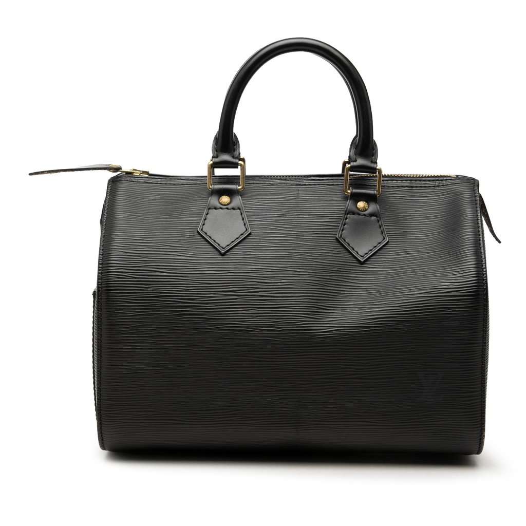 Louis Vuitton Epi Speedy 25 Black Leather Very good condition - Front View