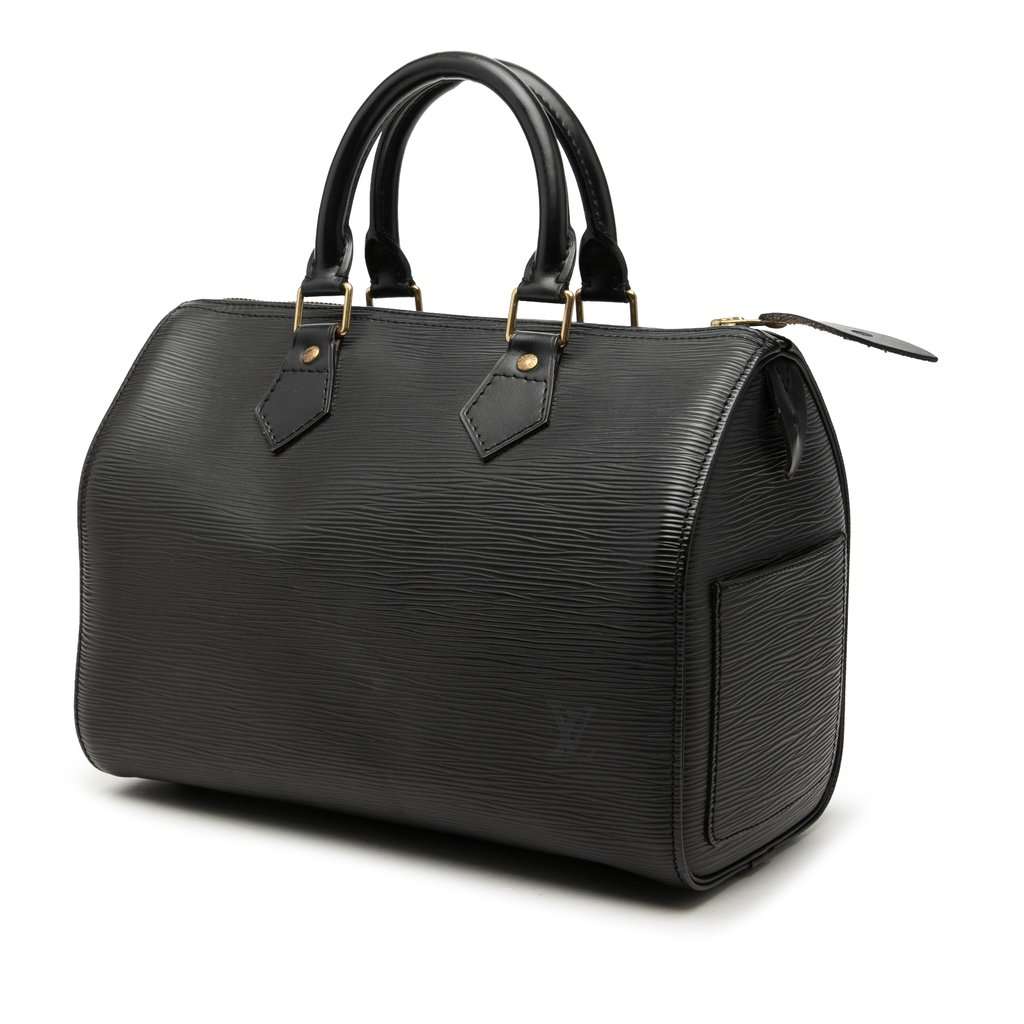 Louis Vuitton Epi Speedy 25 Black Leather Very good condition - Back View