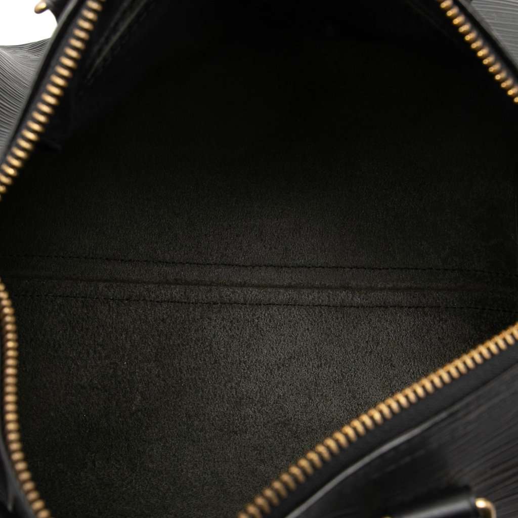 Louis Vuitton Epi Speedy 25 Black Leather Very good condition - Model View