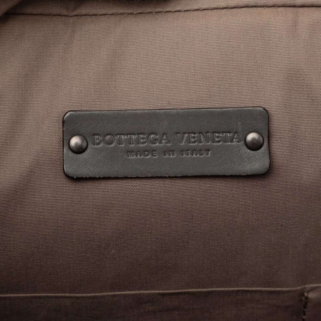 Bottega Veneta Intrecciato Trimmed Nappa Business Bag MultiColor Leather Very good condition - Box View