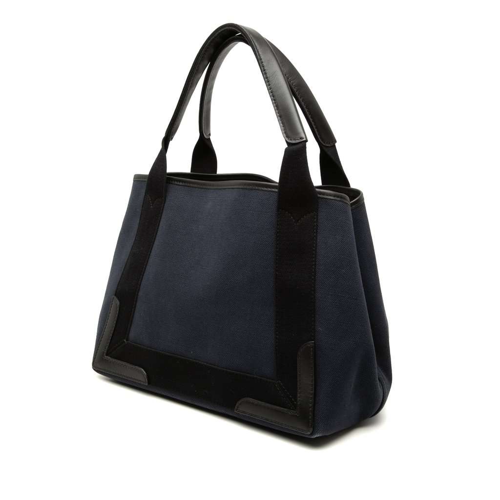 Balenciaga Canvas Navy Cabas Tote S Blue Very good condition - Back View