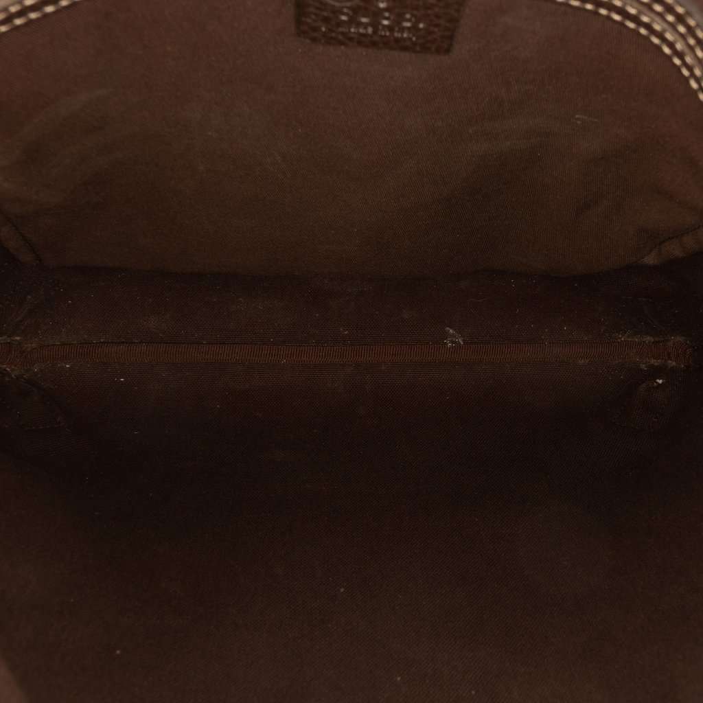 Gucci GG Crystal Abbey D Ring Crossbody Beige Good - Model View