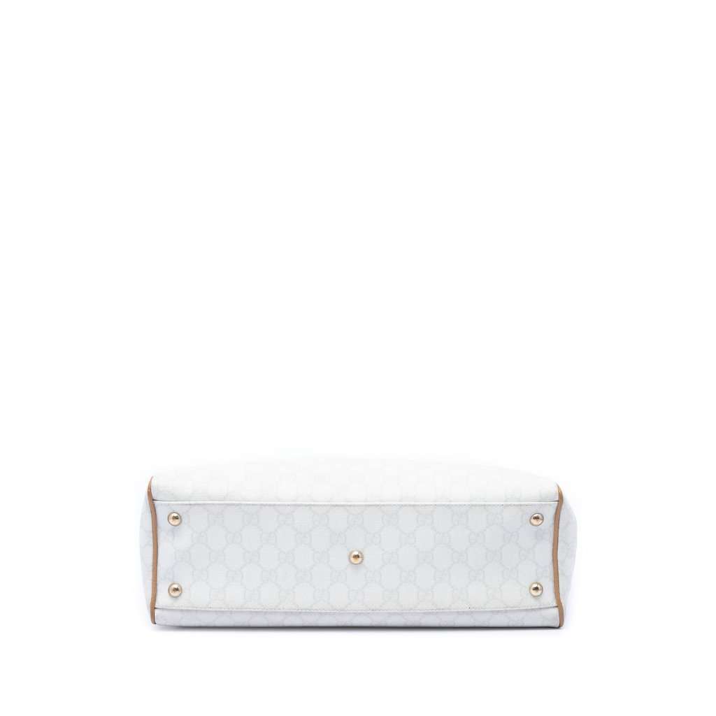 Gucci GG Supreme Tote White Good - Inside View