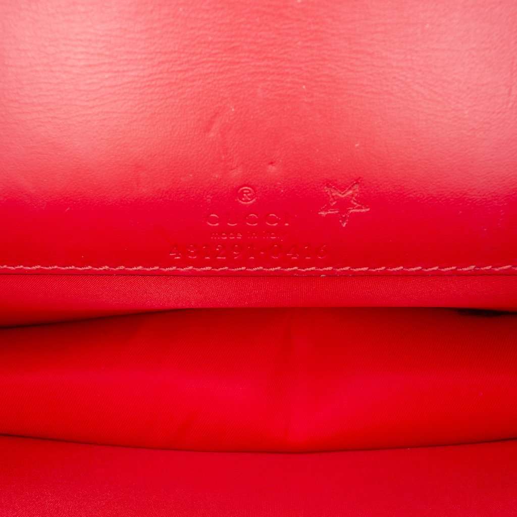 Gucci Mini GG Supreme Cherry Crossbody Beige Very good - Box View