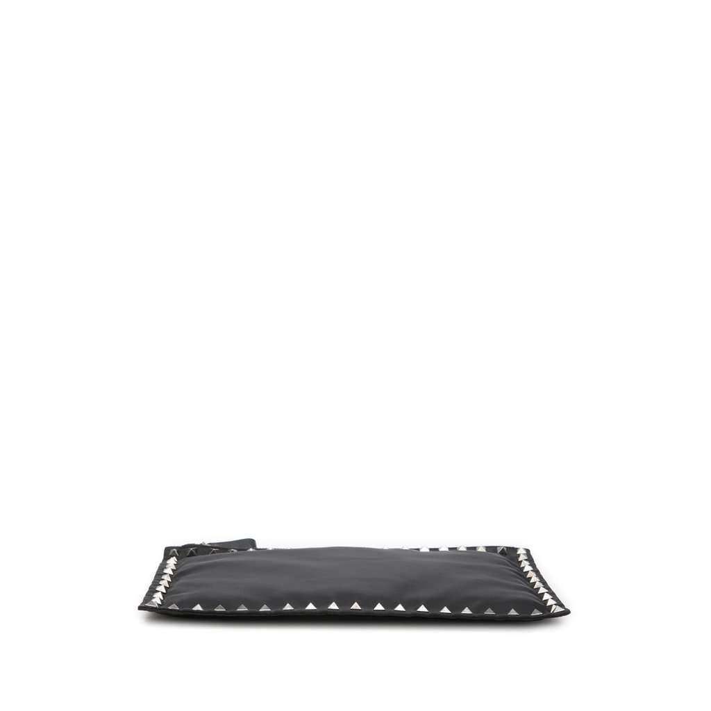 Valentino Nylon Rockstud Zip Pouch Black Very good - Inside View